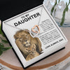 To My Daughter Gift From Dad | This Old Lion | Interlocking Hearts necklace