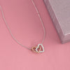 To My Soulmate | You Complete My World | Interlocking Hearts Necklace