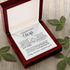 To My Beautiful Wife | You Are The Woman I Chose | Love Knot Necklace
