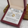 To My Beautiful Soulmate | Once Upon A Time | Love Knot Necklace