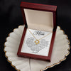 To My Mom Gift From Daughter | There Are No Words | Love Knot Necklace