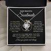 Soulmate If I Could Give You Onething | Romantic Gift For Her | Love Knot Necklace