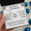 To My Beautiful Soulmate | Once Upon A Time | Love Knot Necklace