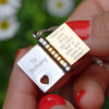 Personalized Look Engraved Book Necklace - Engraved Jewelry For Partner - Gifts for her - Couples Gifts