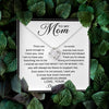 To My Mom Gift From Daughter | There Are No Words | Love Knot Necklace