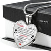 To My Daughter | I Love You | Heart Necklace | Gift for Daughter from Dad | Sentimental Gift