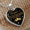 Daughter When I'm Not Around | Best Gift For Daughter | Heart Pendant From Dad