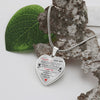To My Daughter | I Love You | Heart Necklace | Gift for Daughter from Dad | Sentimental Gift