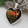 To My Daughter - Always Be My Baby Girl, Heart Necklace