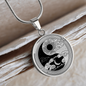Yin Yang Sun Moon Cloud Star | Circle Pendant Necklace
