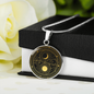 Sun Moon Oriental Style | Circle Pendant Necklace