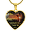 To My Daughter - Always Be My Baby Girl, Heart Necklace