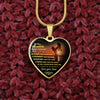 To My Daughter - Always Be My Baby Girl, Heart Necklace