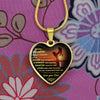 To My Daughter - Always Be My Baby Girl, Heart Necklace