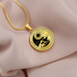 Yin Yang Sun Moon Cloud Star | Circle Pendant Necklace