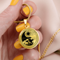 Yin Yang Sun Moon Cloud Star | Circle Pendant Necklace