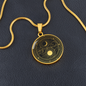 Sun Moon Oriental Style | Circle Pendant Necklace