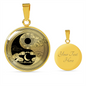 Yin Yang Sun Moon Cloud Star | Circle Pendant Necklace