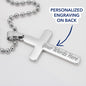 Cross Necklace To My Daughter | Jewelry Sentimental Keepsake Gift for Daughter