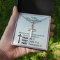 Cross Necklace To My Daughter | Jewelry Sentimental Keepsake Gift for Daughter