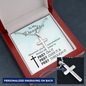 Cross Necklace To My Daughter | Jewelry Sentimental Keepsake Gift for Daughter