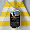 To My Beautiful Daughter - I Will Always Carry You In My Heart, Dogtag Necklace Gift From Dad