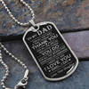 To My Dad | I Need To Say | Dog Tag Necklace