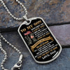 To My Son | This Old Veteran | Dog Tag Necklace | Gift For Son From Dad