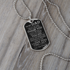 To My Dad | I Need To Say | Dog Tag Necklace