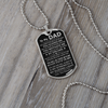 To My Dad | My Dreams | Dog Tag Necklace