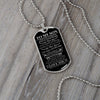 To My Son | You Will Never Lose | Dog Tag Necklace