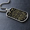 To My Son Gift From Dad | Never Forget That | Dog Tag Necklace