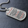 To My Daughter Gift From Dad | You Will Always Be My Baby Girl | Dog Tag Necklace