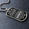 To My Son | Always Carry You In My Heart | Dog Tag Necklace | Gift for Son from Dad