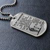 Grandpa To Grandson | Beautiful Inside And Out | Dog Tag Necklace | Christmas Gift For Grandson
