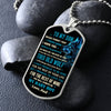 To My Son - Have Your back, DogTag Necklace Gift