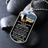 To My Beautiful Daughter - I Will Always Carry You In My Heart, Dogtag Necklace Gift From Dad
