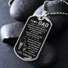 To My Dad | My Loving Father | Dog Tag Necklace