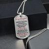 To My Daughter Gift From Dad | You Will Always Be My Baby Girl | Dog Tag Necklace