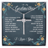 To My Godmother | Shining Star | CZ Cross