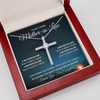 To My Loving Mother-In-Law | CZ Cross Necklace