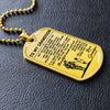 Grandpa To Grandson | Beautiful Inside And Out | Dog Tag Necklace | Christmas Gift For Grandson