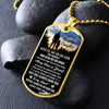 To My Beautiful Daughter - I Will Always Carry You In My Heart, Dogtag Necklace Gift From Dad