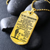 Grandpa To Grandson | Beautiful Inside And Out | Dog Tag Necklace | Christmas Gift For Grandson