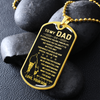 To My Dad | My Loving Father | Dog Tag Necklace