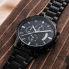 Son As You Grow Older, Engraved Design Black Watch, Gift for Son from Dad, Christmas Gift Idea