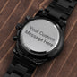 Mens Watch Personalized Customized Engraved Watches For Men Groom Gift