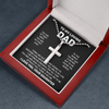 To My Loving Dad | You Are The World | Stainless Cross Necklace