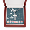 To My Mom | Happy Easter | Stainless Cross Necklace