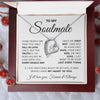 To My Soulmate Some People Say | Romantic Gift For Her | Forever Love Necklace